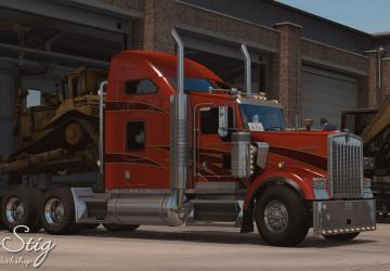 Мод Kenworth W900B версия 31.05.18 для American Truck Simulator (v1.31.x, 1.32.x)