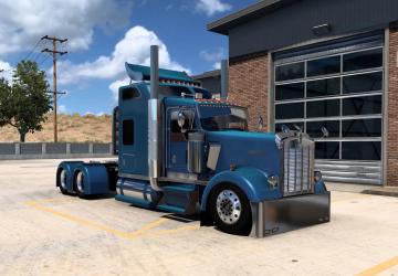 Мод Kenworth W900L Custom версия 1.0 для American Truck Simulator (v1.42.x)