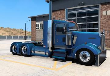 Мод Kenworth W900L Custom версия 1.4 для American Truck Simulator (v1.46.x)