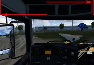 Мод Компактные зеркала версия 1.0 для American Truck Simulator (v1.42.x, 1.43.x)