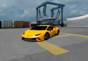 Мод Lamborghini Huracan версия 1.1 для American Truck Simulator (v1.33.x, - 1.35.x)
