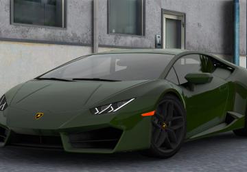Мод Lamborghini Huracan LP580-2 2017 версия 1.8 для American Truck Simulator (v1.49.x)