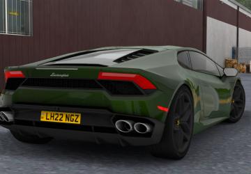 Мод Lamborghini Huracan LP580-2 2017 версия 1.8 для American Truck Simulator (v1.49.x)