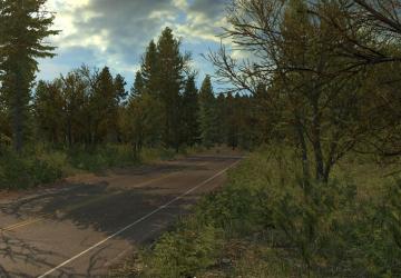 Мод Late Autumn/Mild Winter версия 2.0 для American Truck Simulator (v1.29.x, - 1.31.x)