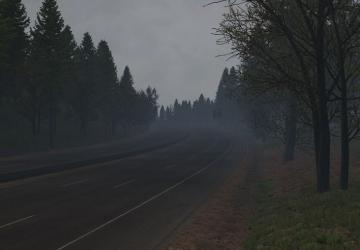 Мод Late Autumn/Mild Winter версия 2.3 для American Truck Simulator (v1.35.x)