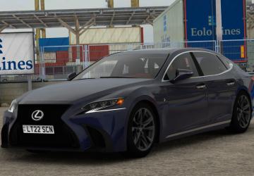 Мод Lexus LS 500 F-Sport 2018 версия 2.1 для American Truck Simulator (v1.59.x, 1.60.x)