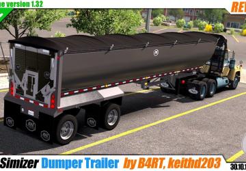 Мод Mac Simizer Dumper Trailer версия 1.0 для American Truck Simulator (v1.32.x)