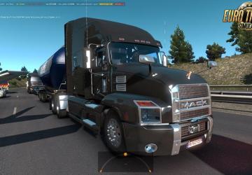 Мод Mack Anthem 2018 в трафик версия 1.1 для American Truck Simulator (v1.35.x, 1.36.x)