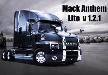 Мод Mack Anthem 2018 Lite версия 1.2.1 для American Truck Simulator (v1.35.x, 1.36.x)