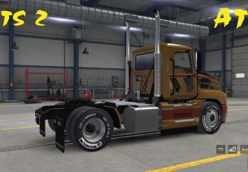 Мод Mack Anthem 4x2 & 8x4 Сhassis версия 1.0 для American Truck Simulator (v1.37.x)