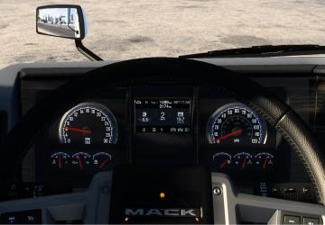 Мод Mack Anthem Improved Dashboard версия 1.0 для American Truck Simulator (v1.43.x)