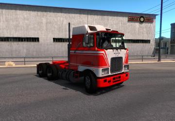 Мод Mack F700 версия 1.8 для American Truck Simulator (v1.55.x)