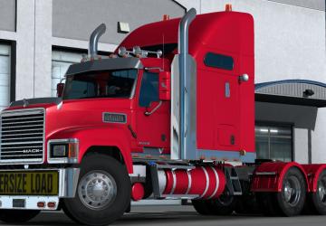 Мод MACK Pinnacle CHU613 версия 1.0 для American Truck Simulator (v1.32.x)