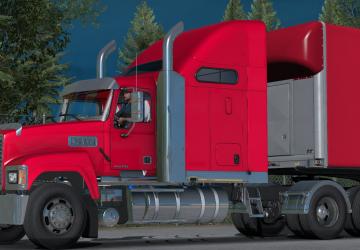 Мод MACK Pinnacle CHU613 версия 1.0 для American Truck Simulator (v1.32.x)