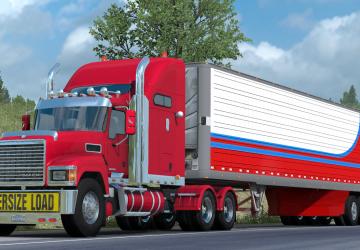 Мод MACK Pinnacle CHU613 версия 1.0 для American Truck Simulator (v1.32.x)