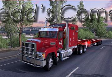 Мод MACK Pinnacle CHU613 версия 1.29 для American Truck Simulator (v1.35.x, 1.36.x)