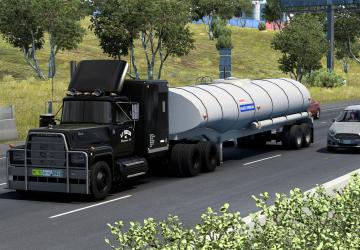 Мод Mack RS700L & Fruehauf Tanker версия 1.0 для American Truck Simulator (v1.43.x)