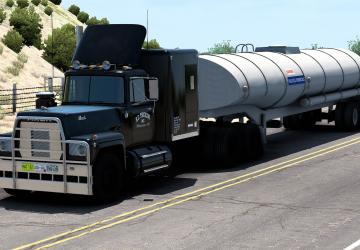 Мод Mack RS700L & Fruehauf Tanker версия 1.5 для American Truck Simulator (v1.48 и 1.49)