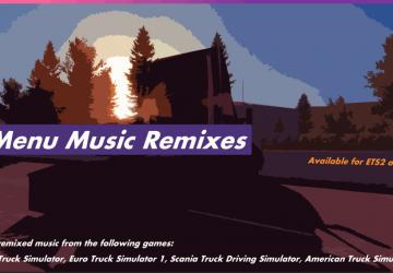 Мод Menu Music Remixes версия 08.06.24 для American Truck Simulator (v1.50.x)
