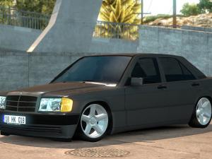 Мод Mercedes-Benz 190E версия 1.0 для American Truck Simulator (v1.4.x, - 1.30.x)
