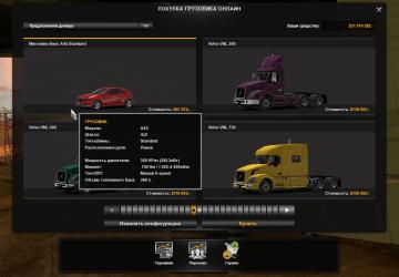 Мод Mercedes Benz A45 версия 1.2 для American Truck Simulator (v1.33.x, 1.34.x)