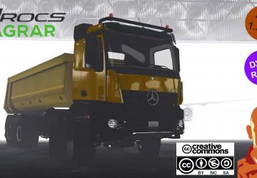 Мод Mercedes-Benz Arocs Agrar версия 09.11.19 для American Truck Simulator (v1.35.x, 1.36.x)
