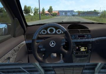 Мод Mercedes-Benz E55 AMG (W211) версия 1.0 для American Truck Simulator (v1.47.x, 1.48.x)