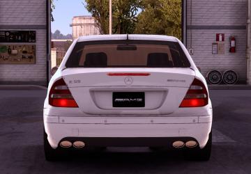 Мод Mercedes-Benz E55 AMG (W211) версия 1.1 для American Truck Simulator (v1.49.x)