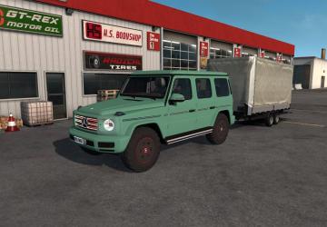 Мод Mercedes Benz G500 2019 версия 1.1 для American Truck Simulator (v1.33.x, 1.34.x)