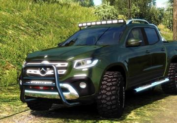 Мод Mercedes-Benz X-Class 2018 версия 1.0 для American Truck Simulator (v1.35.x, 1.36.x)