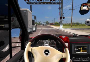 Мод Mercedes Sprinter 2017 Dolmus версия 1.1 для American Truck Simulator (v1.31.x, 1.32.x)