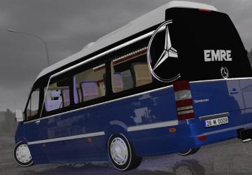 Мод Mercedes Sprinter 2017 Dolmus версия 1.2 для American Truck Simulator (v1.33.x, 1.34.x)