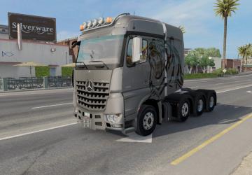 Мод Mercedes Trucks Megapack версия 1.0 для American Truck Simulator (v1.28.x, - 1.30.x)