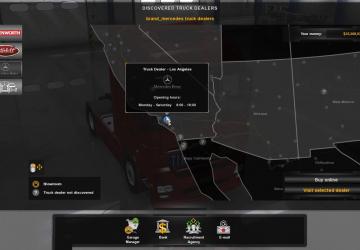 Мод Mercedes Trucks Megapack версия 1.0 для American Truck Simulator (v1.28.x, - 1.30.x)