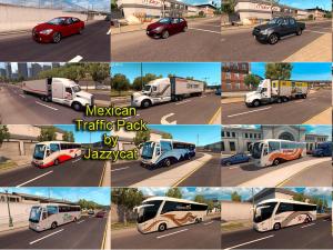 Мод Mexican Traffic Pack версия 1.4 для American Truck Simulator (v1.6)