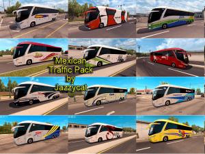 Мод Mexican Traffic Pack версия 1.5 для American Truck Simulator (v1.28.x)