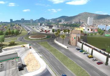 Карту Mexssimap версия 1.4 Beta для American Truck Simulator (v1.35.x)