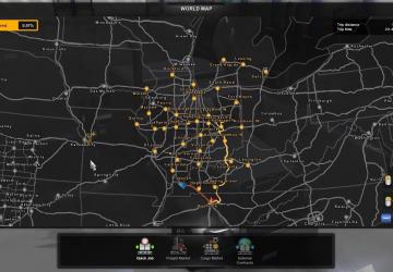 Карту Midwest Expansion версия 0.167 для American Truck Simulator (v1.42.x)