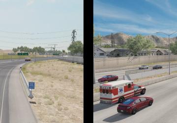 Карту Minor Urban Overhaul версия 1.0 для American Truck Simulator (v1.35.x)