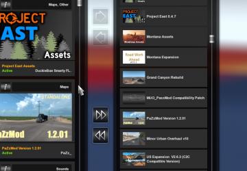 Карту Montana Expansion версия 0.5.6 для American Truck Simulator (v1.36.x, 1.37.x)
