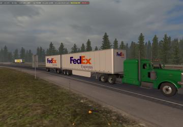 Мод Multiple Trailers in Traffic версия 3.2 для American Truck Simulator (v1.34.x)