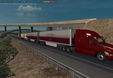 Мод Multiple Trailers in Traffic версия 3.2 для American Truck Simulator (v1.34.x)