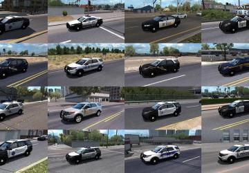 Мод Municipal Police Traffic Pack версия 1.16 для American Truck Simulator (v1.46.x)