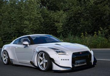 Мод Nissan GTR 2017 версия 1.7 для American Truck Simulator (v1.58.x)