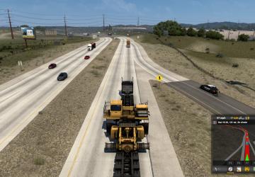 Мод No Special Transport Escort for ATS версия 1.0 для American Truck Simulator (v1.41.x)