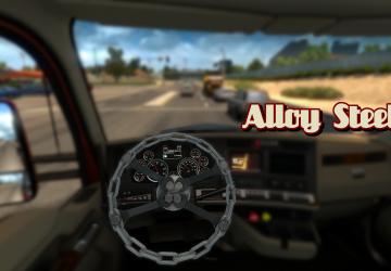 Мод Новое рулевое колесо «Chain» версия 24.02.18 для American Truck Simulator (v1.6.x, 1.30.x)