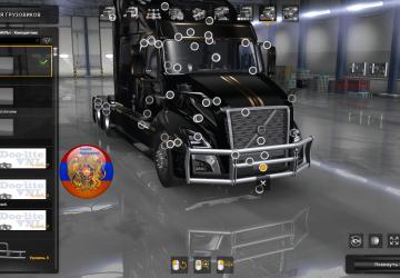 Мод Новые кенгурятники для Volvo VNL 2019 версия 1.0 для American Truck Simulator (v1.32.x, - 1.34.x)