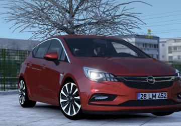 Мод Opel Astra K версия 2.3 для American Truck Simulator (v1.48.x)