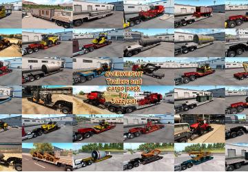 Мод Overweight Trailers and Cargo Pack версия 6.1.2 для American Truck Simulator (v1.49.x)