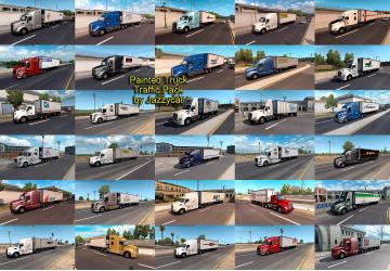 Мод Painted Truck Traffic Pack версия 2.0.2 для American Truck Simulator (v1.35.x)